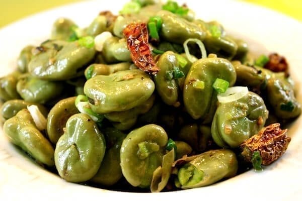 Fava Beans with Szechuan Peppercorns by thewoksoflife.com