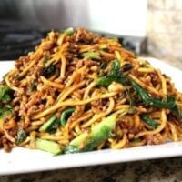 Plate of Kaitlin's special noodles