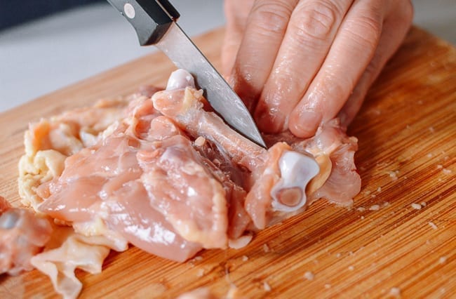 How to Debone a Chicken Thigh, thewoksoflife.com