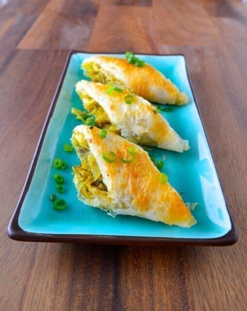 chicken phyllo roll