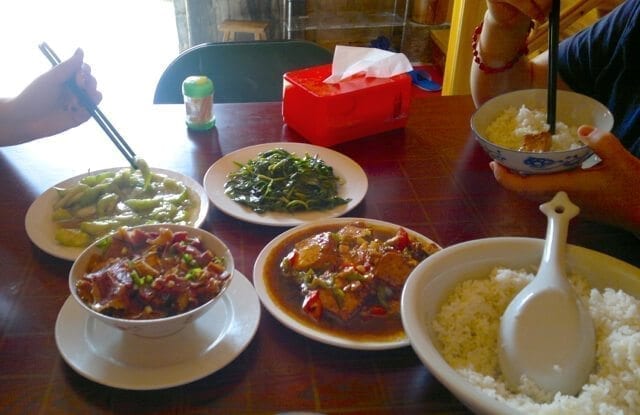 hongcun dinner - ON LOCATION IN HONGCUN, by thewoksoflife.com