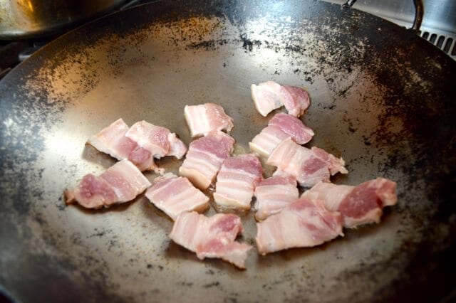 pork belly with wood ear