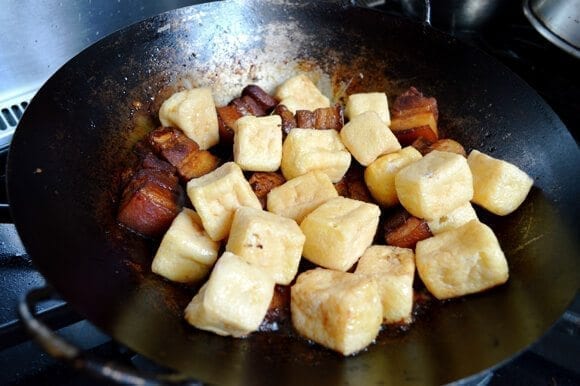 Red Cooked Pork (Hong Shao Rou) by thewoksoflife.com