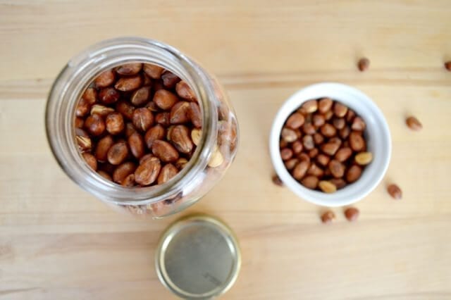 Traditional Chinese Wok Roasted Peanuts, by thewoksoflife.com