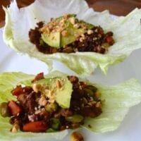 turkey lettuce cups avocado