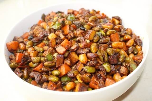 Chinese Spicy Eight Treasures Stir Fry