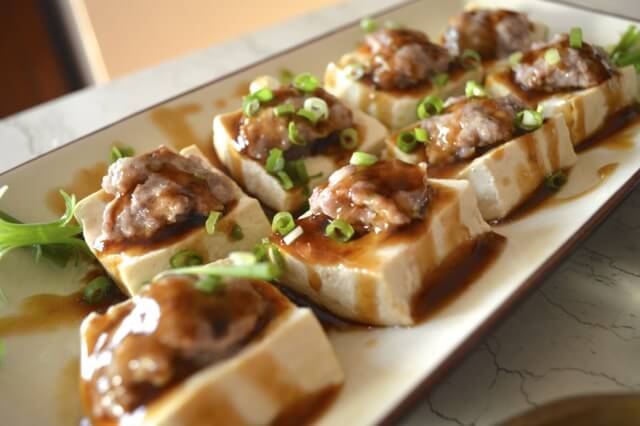 Hakka Style Chinese Stuffed Tofu by thewoksoflife.com