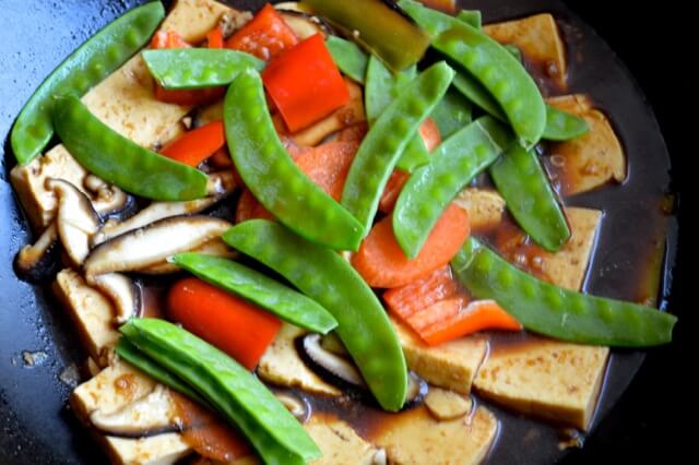 Quick and Easy Braised Tofu (Hongshao Dofu), by thewoksoflife.com