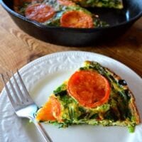 Chinese Chive Tomato Frittata
