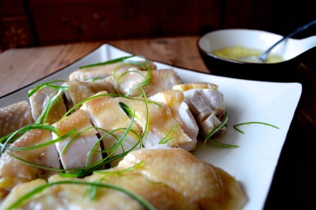 Chinese New Year Menu - the Compromise - Cantonese poached chicken by thewoksoflife.com