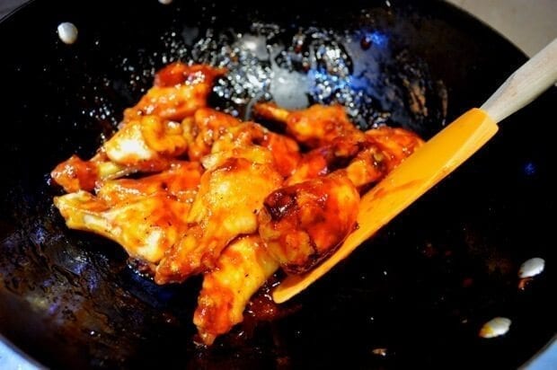 Honey Sriracha Chicken Wings - Baked, Not Fried by thewoksoflife.com