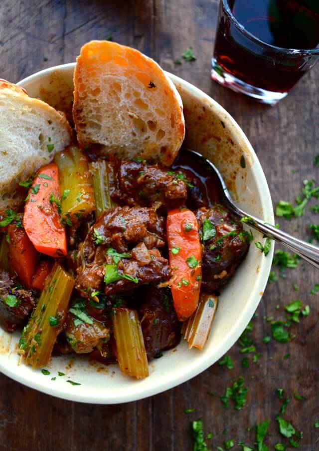Beef Stew w/ Lemon Parsley Gremolata