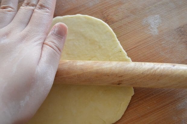 Corn & Goat Cheese Empanadas, by thewoksoflife.com