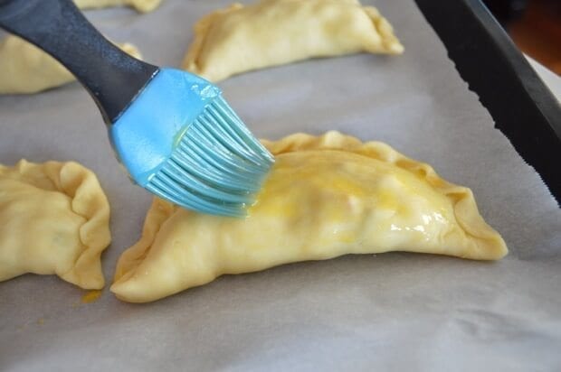 Corn & Goat Cheese Empanadas, by thewoksoflife.com