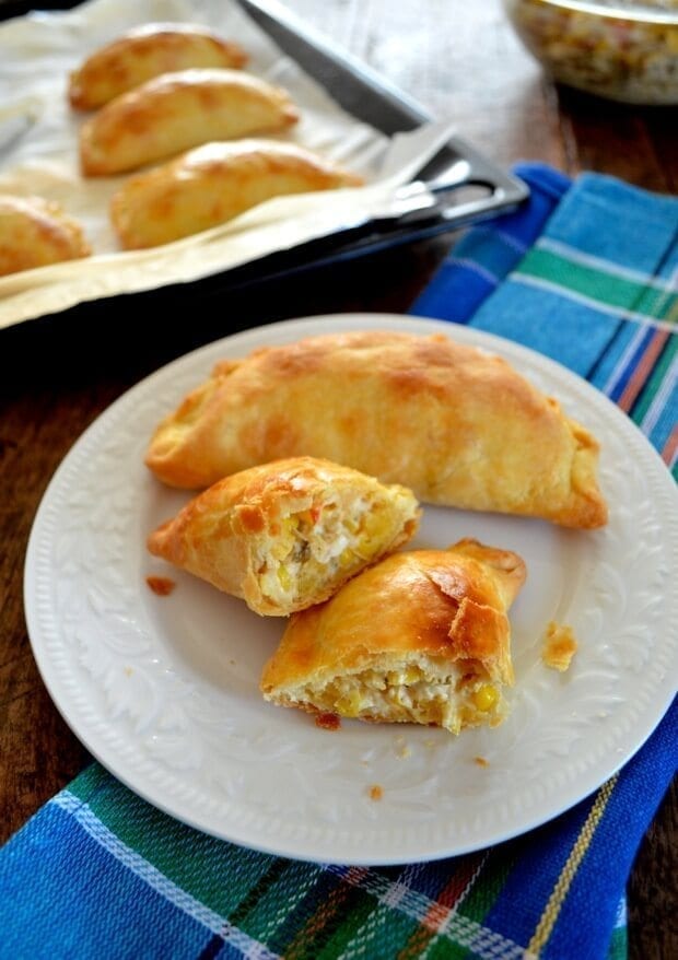 Corn & Goat Cheese Empanadas