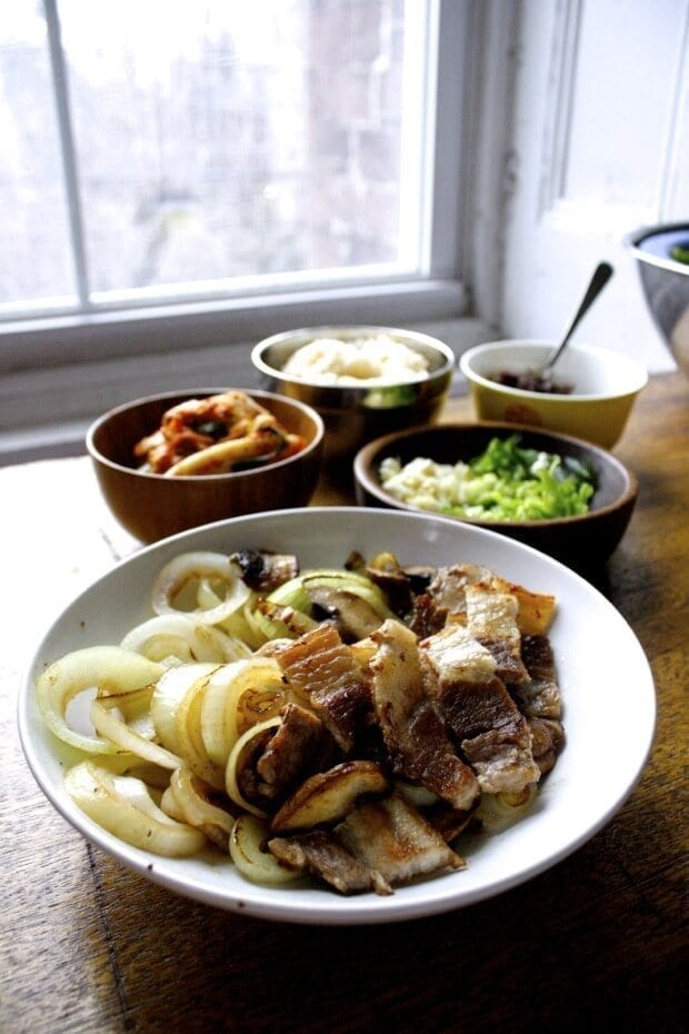 Quick Korean BBQ w/ Pork Belly