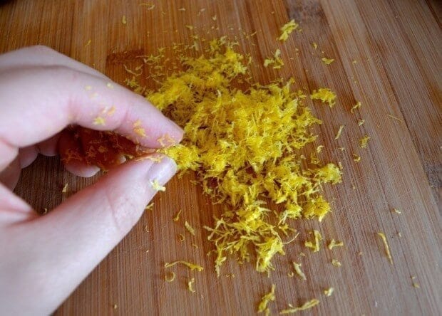 Lemon zest
