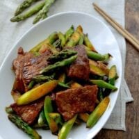 Asparagus beef stir-fry