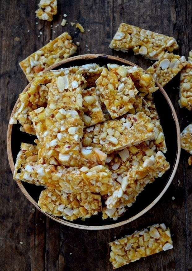 Sesame Peanut Brittle