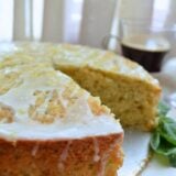 Lemon basil cake