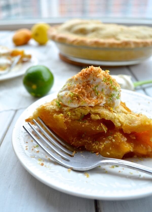 Mango Pie Recipe, by thewoksoflife.com