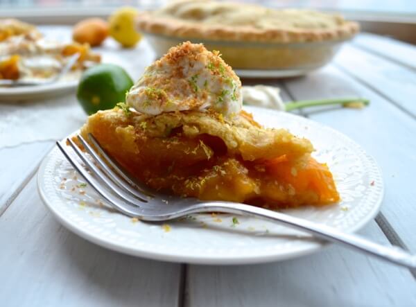 Mango Pie Recipe, by thewoksoflife.com