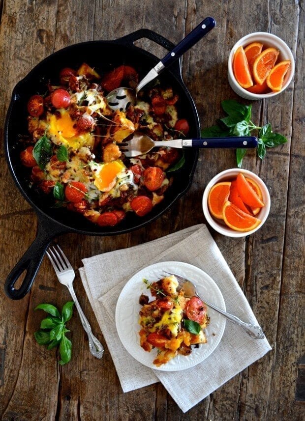 Ratatouille Baked Eggs
