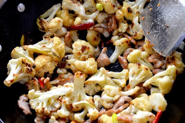 Easy Roasted Cauliflower Stir-Fry, by thewoksoflife.com