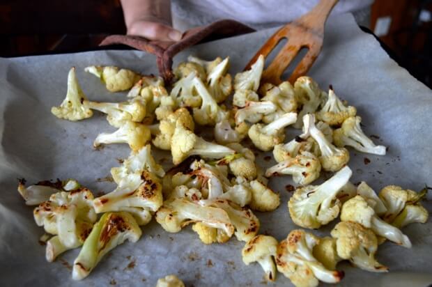 Easy Roasted Cauliflower Stir-Fry, by thewoksoflife.com