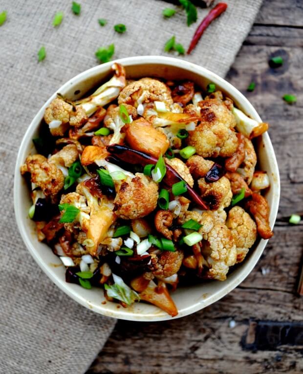 Easy Roasted Cauliflower Stir-Fry