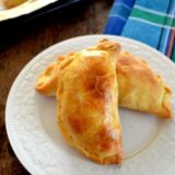 Baked goat cheese empanadas