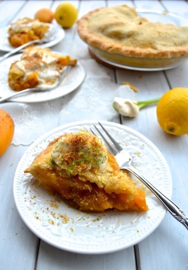 Mango Pie Recipe, by thewoksoflife.com