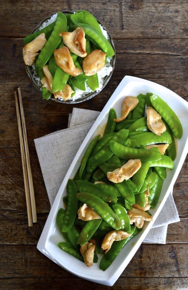 Chicken with Snow Peas Stir-fry