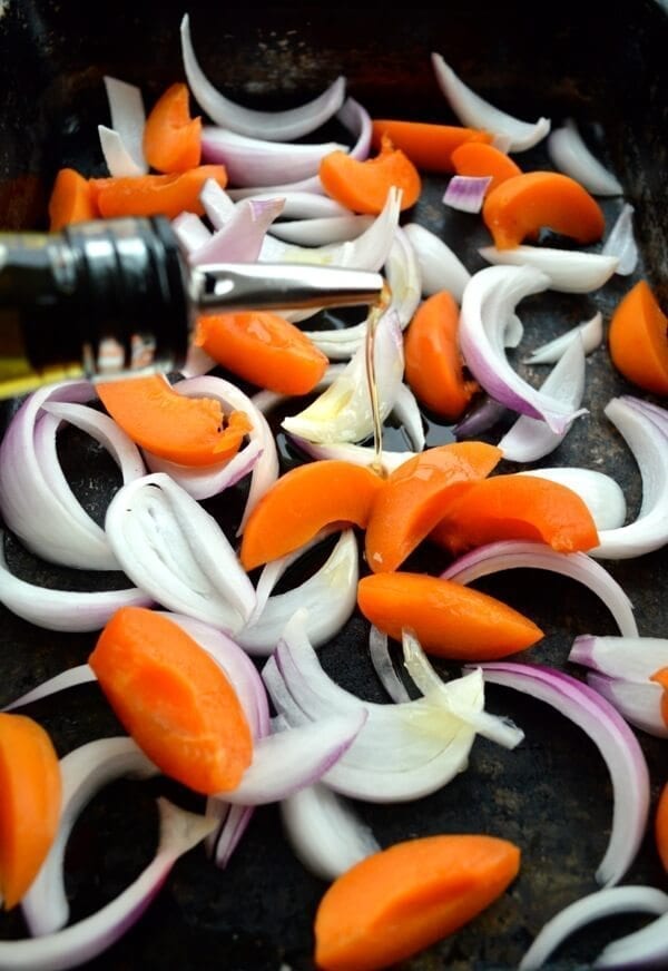 Roasted Rack of Lamb w/ Turkish Spices, Yogurt Sauce, and Rice by thewoksoflife.com