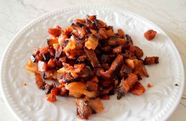 Huevos Rancheros Nachos w/ Avocado Crema by thewoksoflife.com