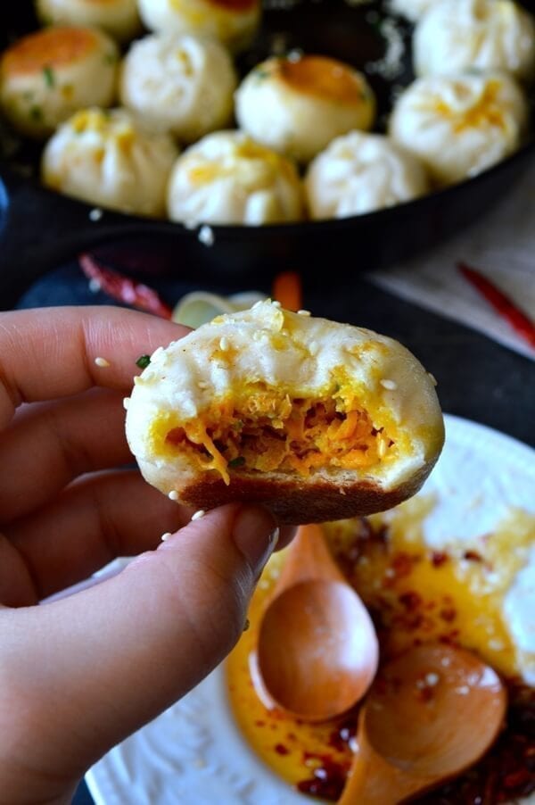 Carrot Ginger Pork Buns, Two Ways by thewoksoflife.com