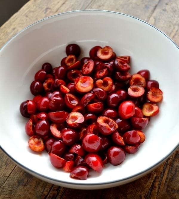 Cherry Halves by thewoksoflife.com 