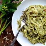 Choy Sum Pesto Pasta