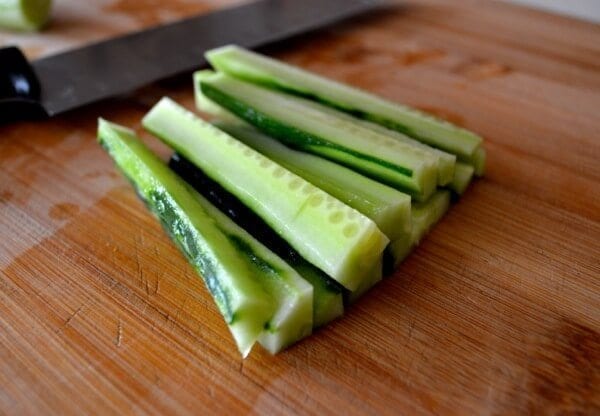 Cucumber Yogurt Sauce by thewoksoflife.com