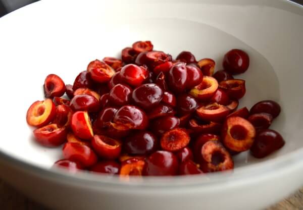 Cherry Halves by thewoksoflife.com 