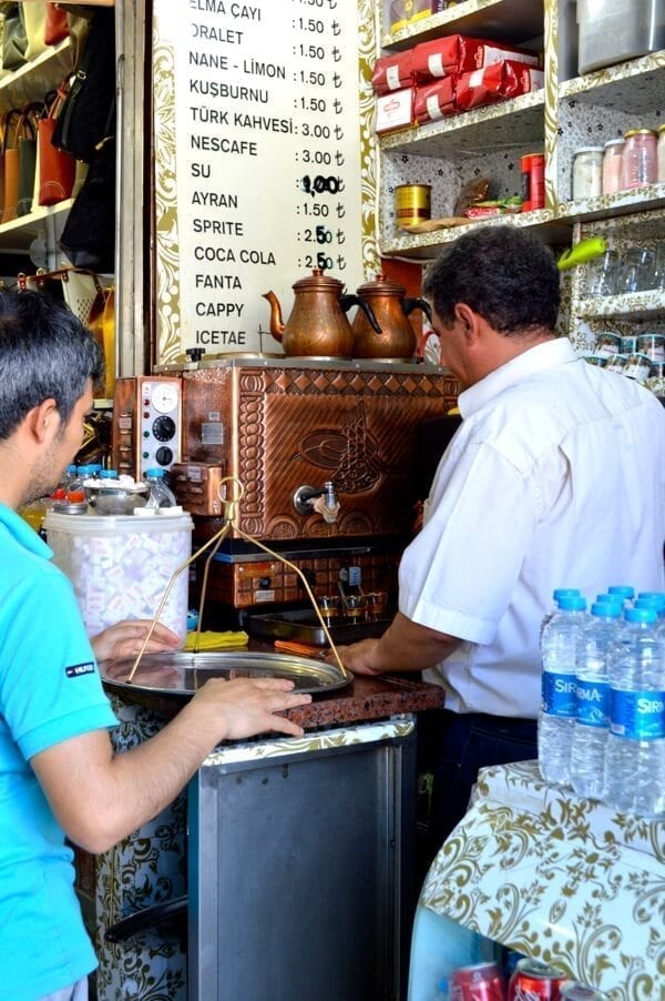 Istanbul Turkish Tea - How to See Istanbul In One Day by thewoksoflife.com