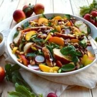 Nectarine salad