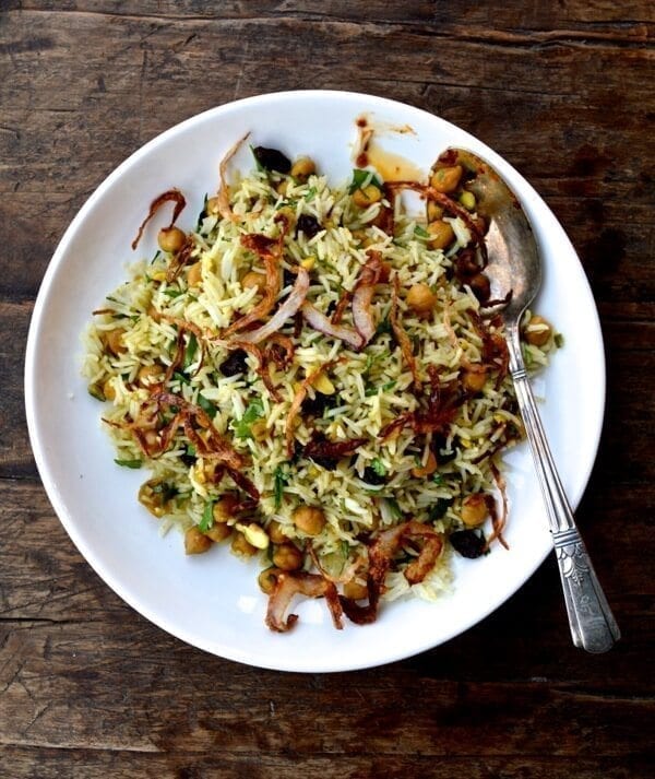 Roasted Rack of Lamb w/ Turkish Spices, Yogurt Sauce, and Rice by thewoksoflife.com