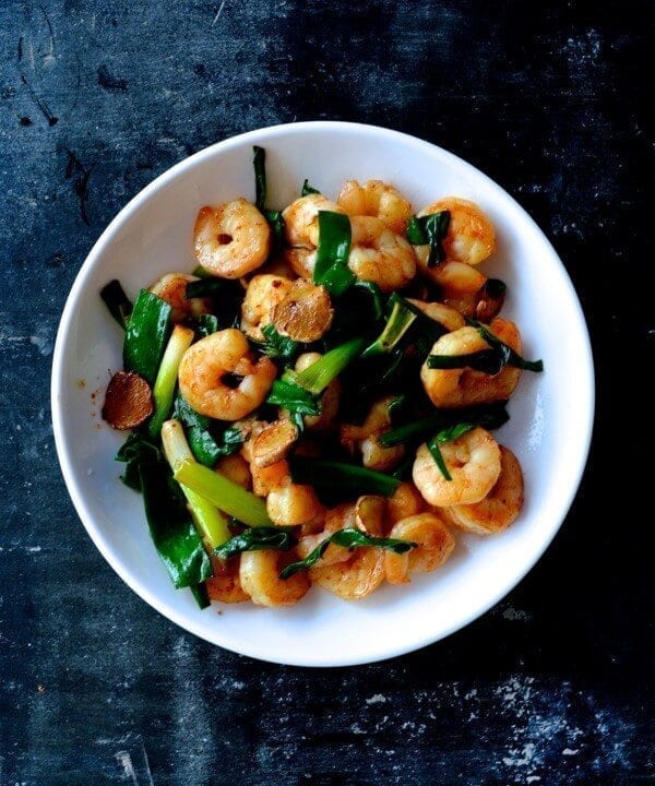 Scallion Ginger Shrimp Recipe (Redux!), by thewoksoflife.com