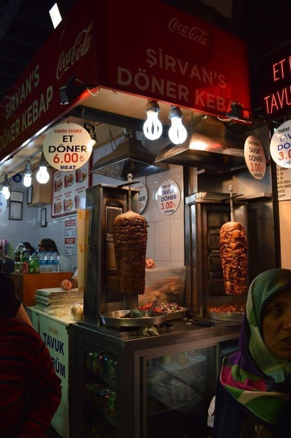 Turkish doner kebap - How to See Istanbul In One Day by thewoksoflife.com