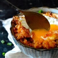 Beef kimchi fried rice