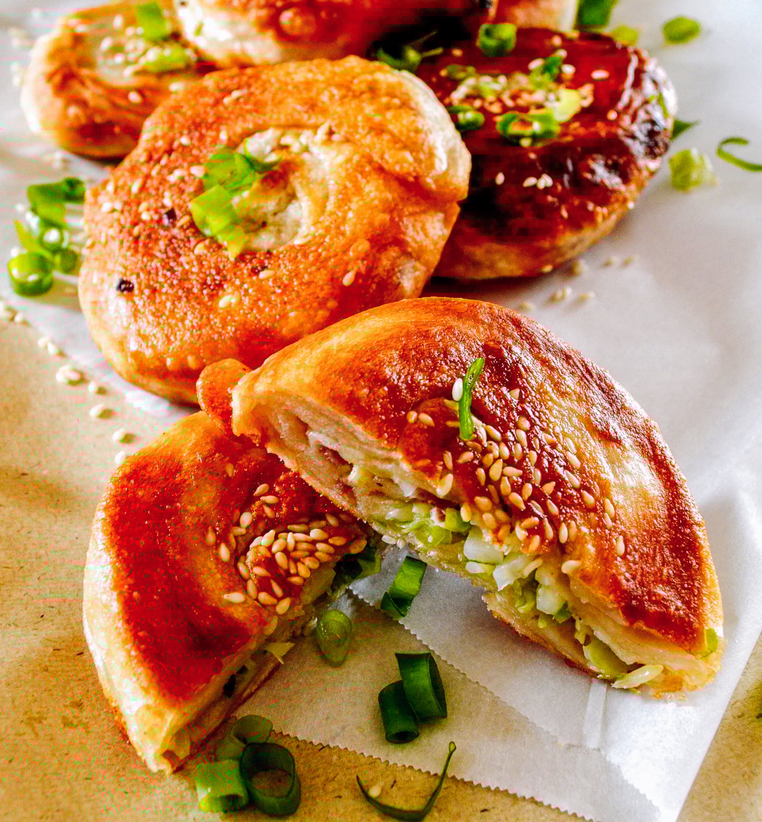 Xi’an Stuffed Pancake Street Food Recipe, by thewoksoflife.com