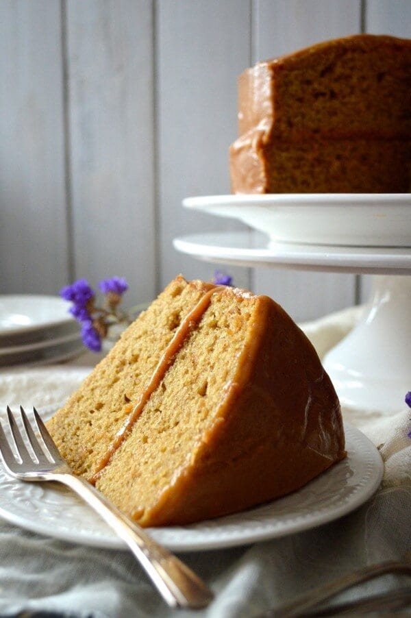 Classic Peanut Butter Cake by thewoksoflife.com