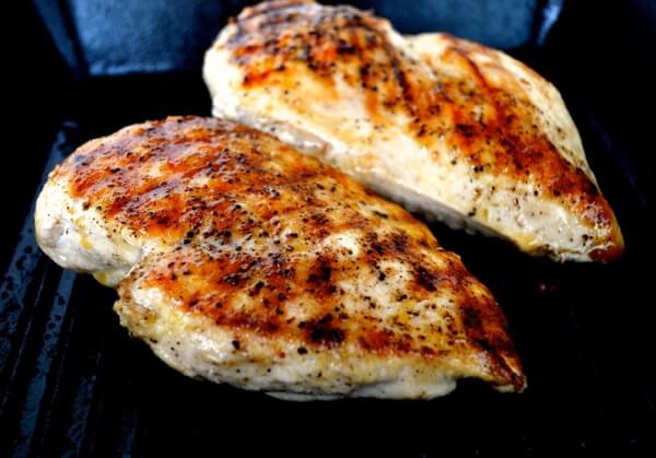 Curried Grilled Chicken Potato Salad by thewoksoflife.com