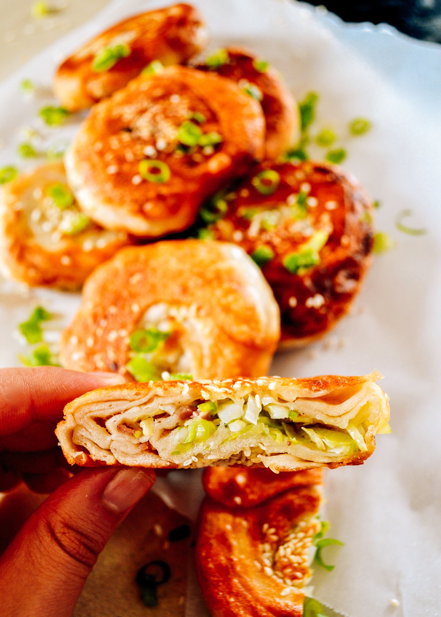 Chinese xi'an stuffed pancakes recipe